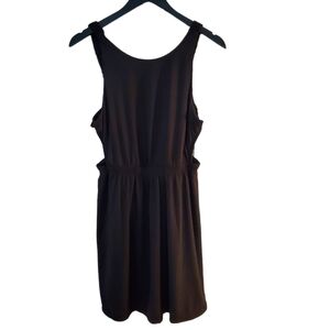 Socialite Womens Open Black Dress Size L